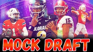 OUTRAGEOUS 2025 NFL Mock Draft  Mock The Mock [upl. by Eberhard612]