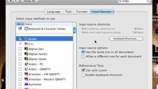 Add Arabic keyboard to Mac [upl. by Ahsitneuq591]