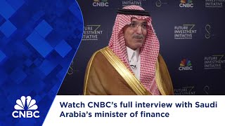 Watch CNBC’s full interview with Saudi Arabia’s minister of finance [upl. by Ekaterina798]