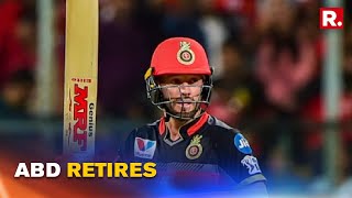 AB de Villiers Wont Play IPL 2022 Former South Africa Captain Announces Retirement [upl. by Akilak556]