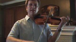 Violin Lesson Figure 8 Bowing Straight Bowing pt 3 [upl. by Alaj]