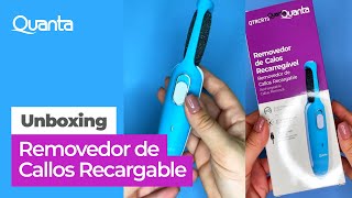 Unboxing del Removedor de Callos Recargable QTRCR19 Quanta [upl. by Lunseth]