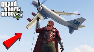 MAGNETO DESTROYS PLANE  GTA 5 Mods [upl. by Ellenig]