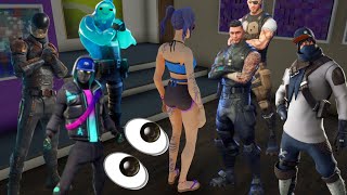 Fortnite Beach Crystal Scuba Crystal Skin SUS MOMENTS in Party Royale [upl. by Ursula]