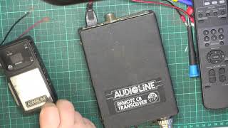 Audioline 342 UK CB2781 CB radio remote mobile repair amp service [upl. by Bonita]