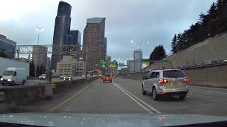 Seattle to Lynnwood Interstate 5 Northbound on Friday Rush Hour [upl. by Amsirahc43]