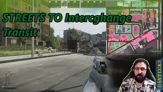 Streets Transit to Interchange Location  Walkthrough and Guide for Tarkov Transits [upl. by Botsford]