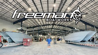 Freeman Boatworks Factory Tour New Facility 2021 [upl. by Abbi948]