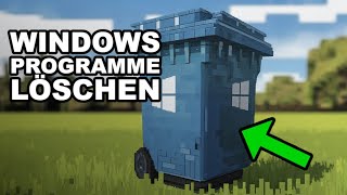 Programme löschen unter Windows 11 [upl. by Ahk433]