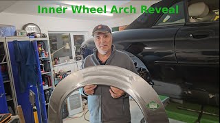 Jaguar XKR Wheel Arch replacement Inner Arch Reveal [upl. by Leontina]