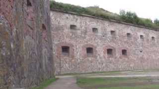 Ehrenbreitstein Fort Koblenz cable car views amp lift down Germany  24th August 2014 [upl. by Joo]