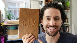 DRAMATIC Leather Embossing with 3D Printed Dies [upl. by Anail145]