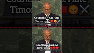 Countries That Hate Timor leste Vs Countries That Love Timor leste shorts shortsviral [upl. by Ohl]