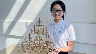 3D Sierpinski Model  STEAM 2023  Secondary VI  Yangon ILBC [upl. by Anitsua689]