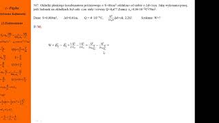 547 Fizykamax elektrostatyka praca wykonana podczas rozsuwania okładek kondensatora [upl. by Brad]