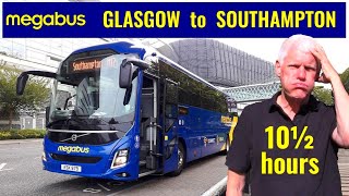 THIRD TIME LUCKY  Megabus overnight from Glasgow to Southampton 10½ hours overnight [upl. by Fidelio]