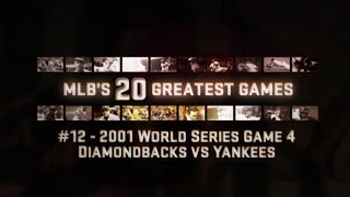 MLB Greatest Games 2001 World Series Game 4 12 [upl. by Nosilla895]