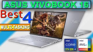 ASUS Vivobook 16 i9 13th Gen Laptop Review In Hindi  Backlit Keyboard  Fingerprint Reader  ₹80k [upl. by Blau739]