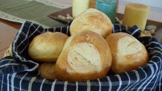 NoKnead Artisan Dinner Rolls Four Ingredients No Mixer No Yeast Proofing [upl. by Yanal293]