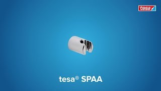 How to use the round chromed tesa® Spaa shower head holder [upl. by Covell]