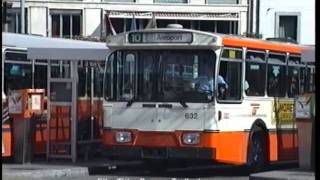 Genève Buses amp Trolleybuses in 1990 [upl. by Euqinaj568]