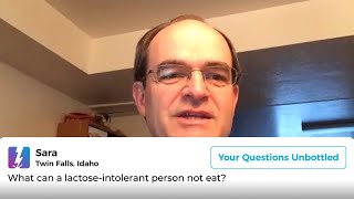 What can a lactoseintolerant person not eat [upl. by Akoek]