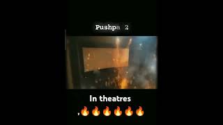 Allu Arjuns Pushpa 2 in theaters reaction 🔥🔥🔥🔥💪💪 [upl. by Norek]