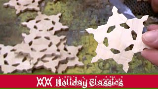 How to make wooden snowflakes by the dozens [upl. by Hogg32]