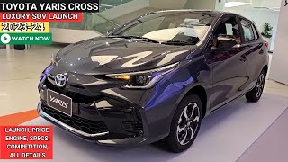 TOYOTA YARIS CROSS LUXURY SUV LAUNCH IN INDIA 202324 All Details [upl. by Critchfield135]