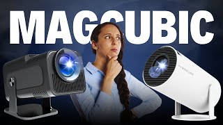 Unveiling the Ultimate Projector Showdown MagCubic HY300 VS HY320 2024 Comparison [upl. by Ainot]