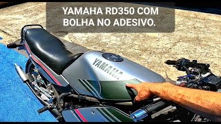 YAMAHA RD 350 1990 NEM TUDO SÃO FLORES NÃO FICOU PERFEITO IRÁ REFAZER RAINHA 2 TEMPOS [upl. by Saoj384]