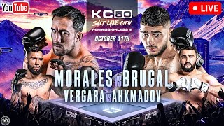 Karate Combat 50  LIVE STREAM  Fight Companion amp BJJ  KC50 Morales vs Brugal  Watch Party  USA [upl. by Otsuj714]