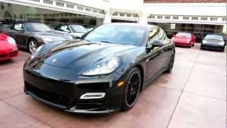 2013 Porsche Panamera GTS Black Carmine Red available for sale at Beverly Hills Porsche [upl. by Althee]