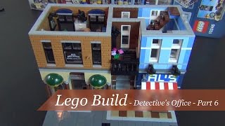 Lets Build  Lego Detectives Office Set 10246  Part 6 [upl. by Accalia]