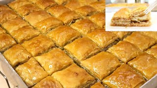 EN KOLAY BAKLAVA YÖNTEMİ BUDUR👌Tek Tek Açmadan Hiç Oklava Kullanmadan Pratik Baklava Tarifi [upl. by Vivian652]