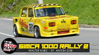 SIMCA 1000 Rally 2  Walter Kurz  Hill Climb St Anton 2019 [upl. by Fried]