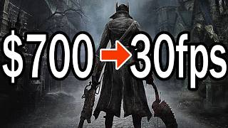 Bloodborne ARTIFICIALLY Locked  PS5 Pro Still Plays At 30fps [upl. by Darwin804]