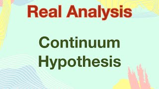 Continuum Hypothesis  Definition  power  Set  cardinality  Real Analysis  Topology  Msc  Bsc [upl. by Pelagi621]