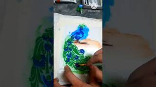 Handkerchief with febric paint howtomakecraft fashion diy [upl. by Mathe]