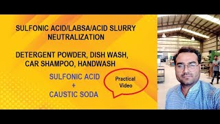 Sulfonic Acid Acid SlurryLABSA NeutralizationIts benefit in cleaning industrybusiness idea [upl. by Denie590]