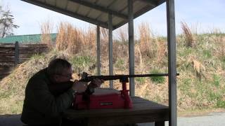 Shooting the Pedersoli Sharps 1874 5070 smokeless load [upl. by Tybald183]