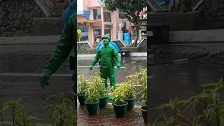 GREENMAN PLAYING IN THE RAIN [upl. by Ori]