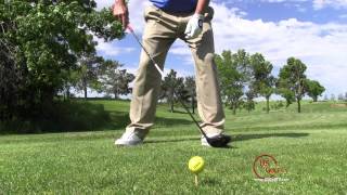 Golf Driver Tips Proper Ball Position for Hitting Up On the Driver [upl. by Adnarahs]