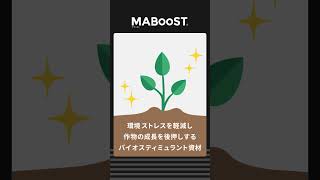 【MABooST】三井物産アグロビジネスのバイオスティミュラント（30秒） [upl. by Einwahs]