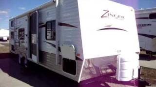 Couchs Camper Trailers new Crossroads rv Zinger 27 BH at your Columbus Ohio RV Dealer [upl. by Aihsena]