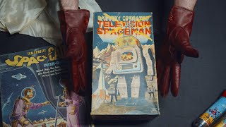 Unboxing a 1960’s Television Spaceman Robot from Japan  World of Curiosities [upl. by Annais232]