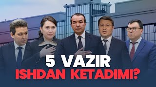 NAZARBEKOVDAN UMAROVAGACHA 5 VAZIR ISHDAN KETADIMI [upl. by Reggy]