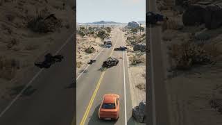 Realistic Highway Car Crashes 228  BeamNGdrive shorts beamngdrive car crash [upl. by Dlorah]