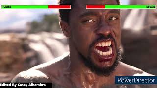 TChalla vs MBaku with healthbars [upl. by Bea]