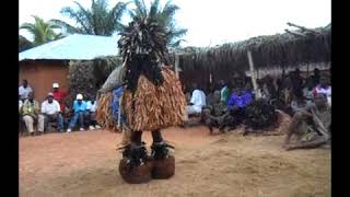 Mask dancer from Konobo Grand Gedeh county [upl. by Otila]